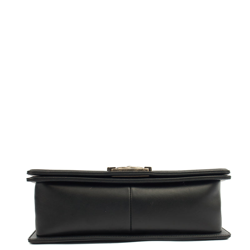 Picture of Chanel Cross Body Boy - Medium in Black, Calfskin Leather