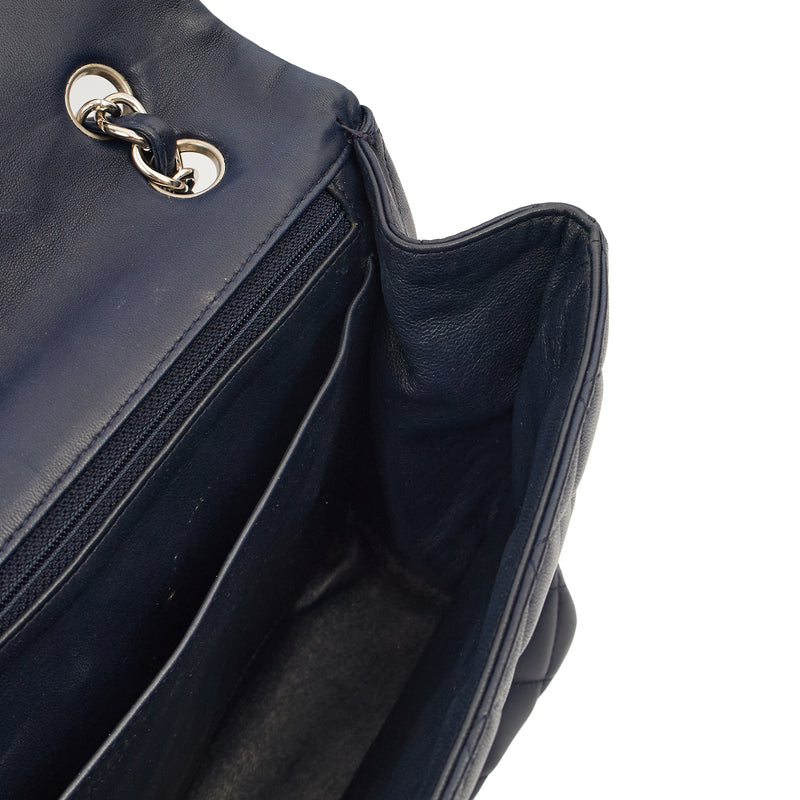 Picture of Chanel Shoulder Bag Classic Single Flap - Maxi in Blue, Lambskin Leather