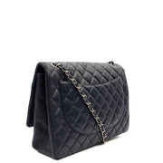 Picture of Chanel Shoulder Bag Classic Single Flap - Maxi in Blue, Lambskin Leather