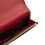 Picture of Louis Vuitton Wallet Emilie Wallet in Damier Azur, Canvas