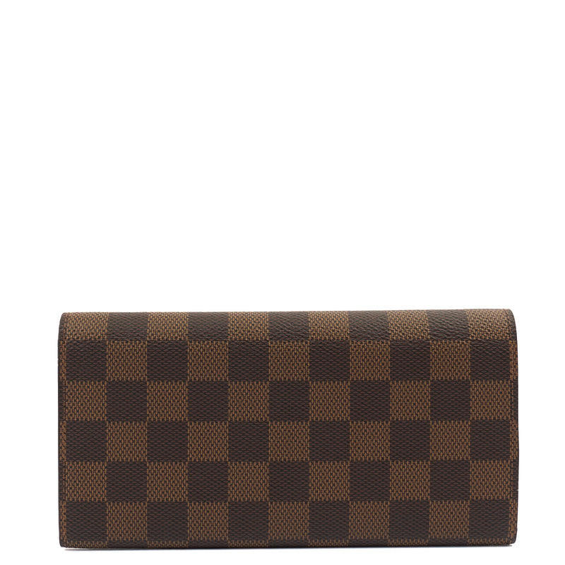 Picture of Louis Vuitton Wallet Emilie Wallet in Damier Azur, Canvas
