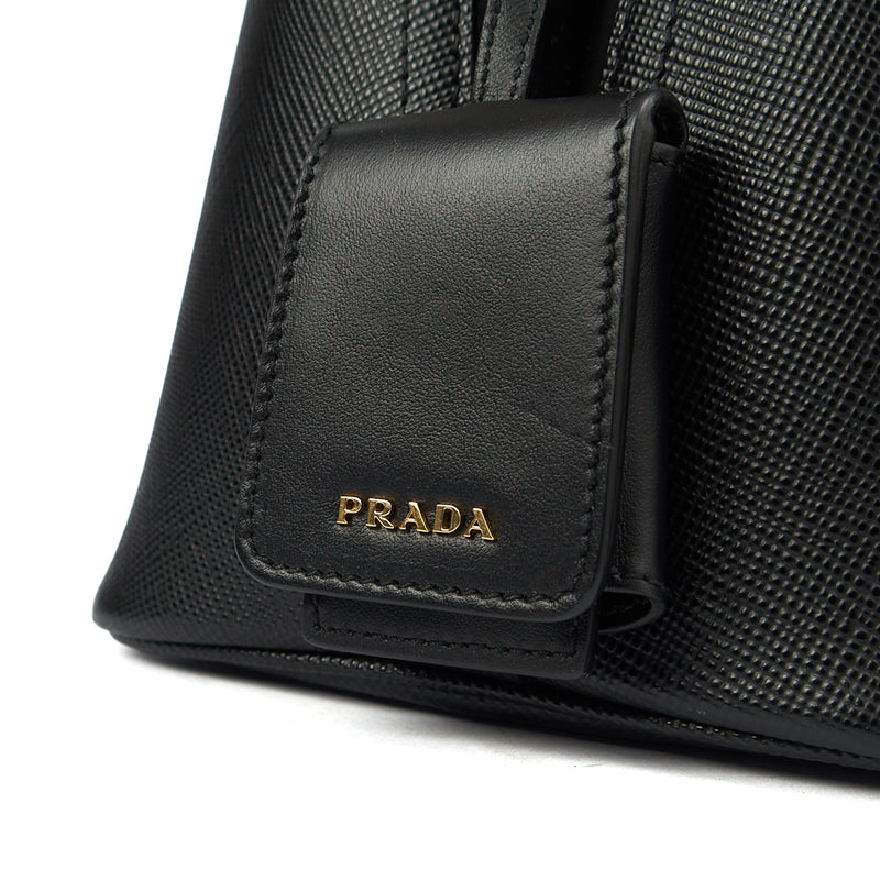 Picture of Prada Tote Lux Tote in Black, Saffiano Leather