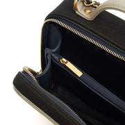 Picture of Chanel Shoulder Bag CC Filigree Vanity Case in Blue, Fabric
