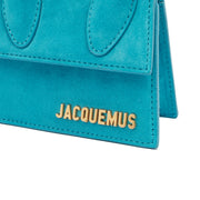 Picture of Jacquemus Cross Body Le Chiquito in Blue, Suede