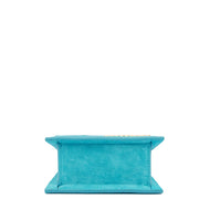 Picture of Jacquemus Cross Body Le Chiquito in Blue, Suede
