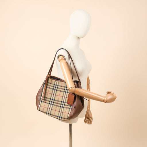 Picture of Burberry Tote Tote in Brown, Fabric