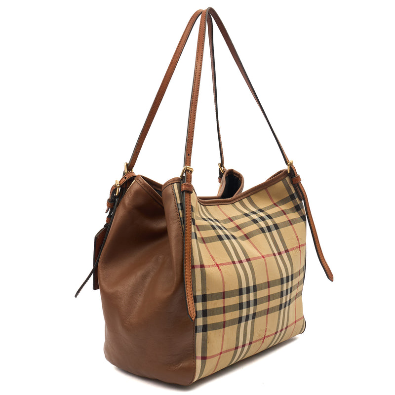 Picture of Burberry Tote Tote in Brown, Fabric