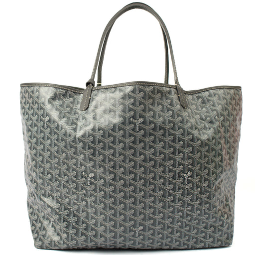 Picture of Goyard Tote Saint Louis GM in Grey, Leather