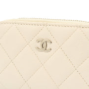 Picture of Chanel Purse Falp Coin Purse in White, Caviar Leather
