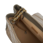 Picture of Chanel Tote Gabrielle Flap Bag in Grey, Glazed Calfskin