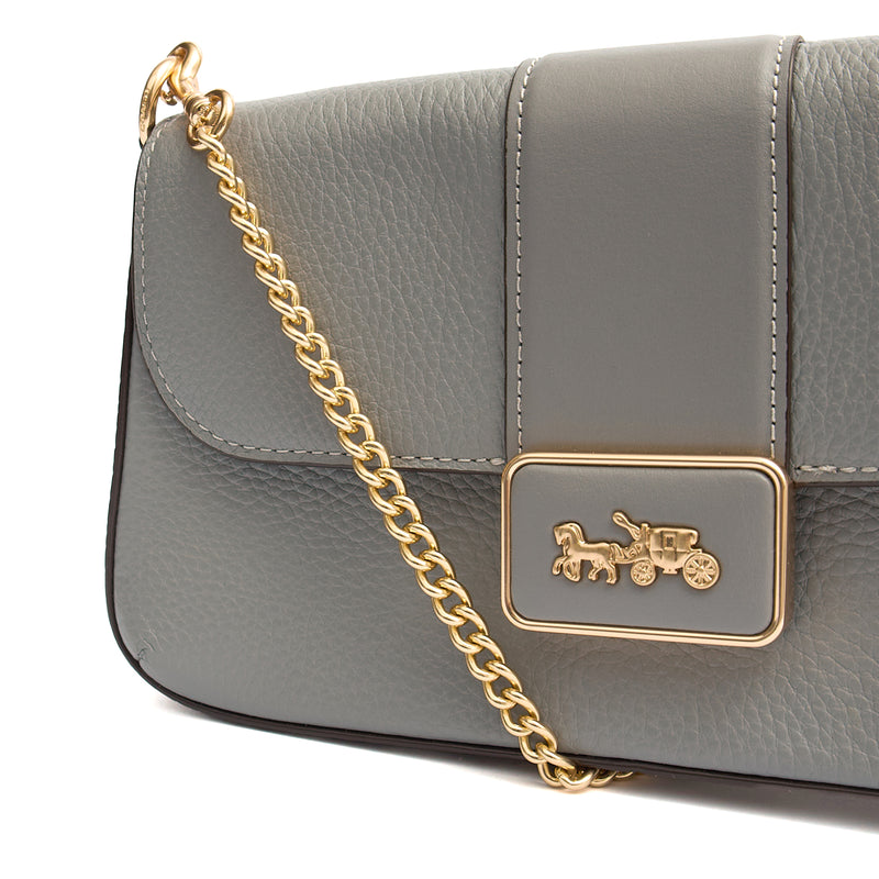 Picture of Coach Shoulder Bag Grace Shoulder Bag in Grey, Leather