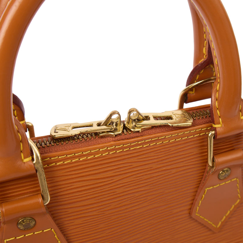 Picture of Louis Vuitton Tote Alma MM in Brown, Epi Leather