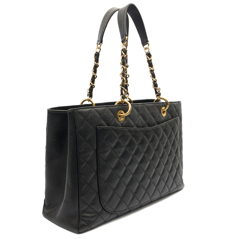 Picture of Chanel Tote Grand Shopping Tote XL in Black, Caviar Leather