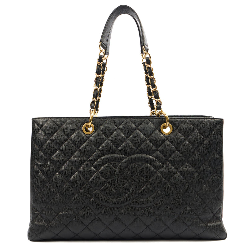 Picture of Chanel Tote Grand Shopping Tote XL in Black, Caviar Leather