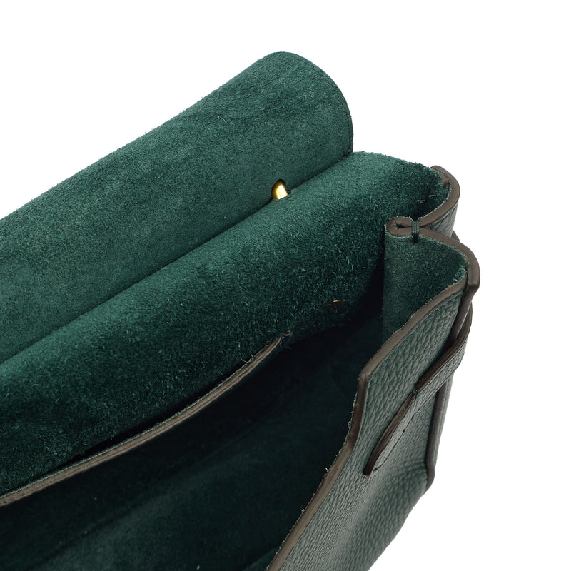 Picture of Mulberry Satchel Amberley in Mulberry Green, Calfskin Leather