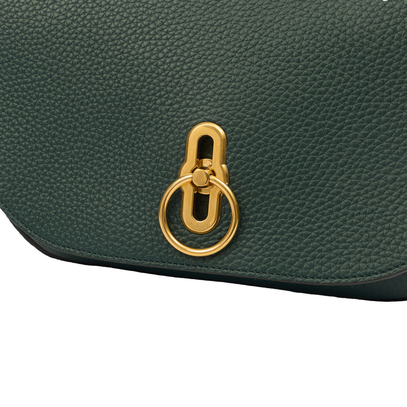 Picture of Mulberry Satchel Amberley in Mulberry Green, Calfskin Leather