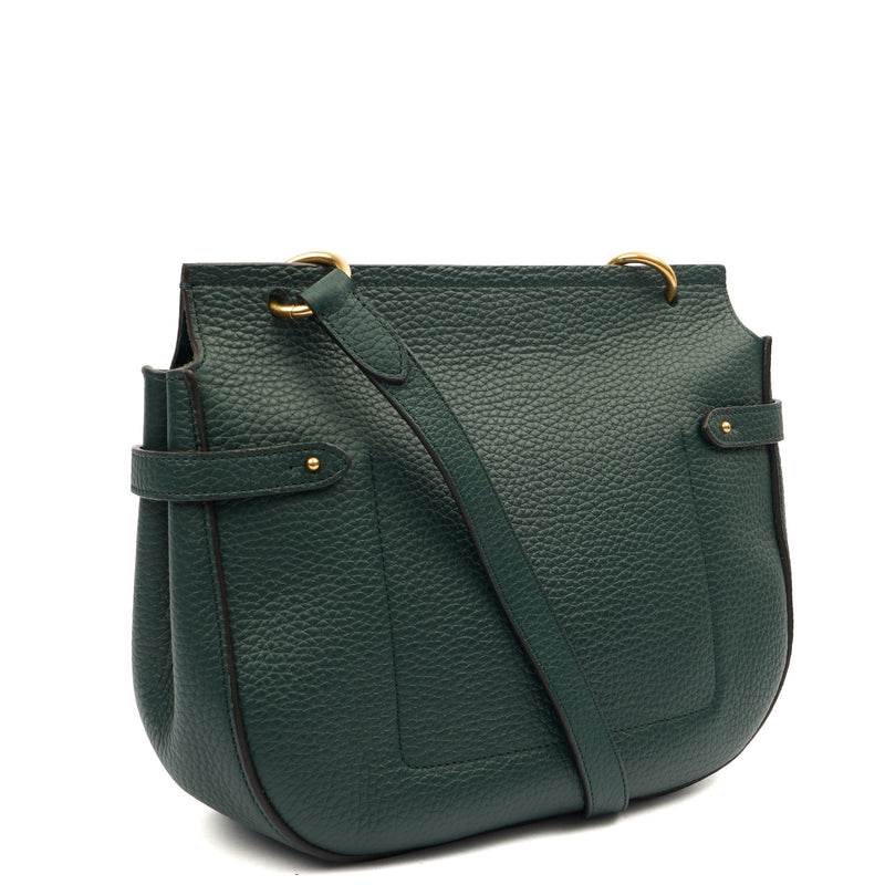 Picture of Mulberry Satchel Amberley in Mulberry Green, Calfskin Leather