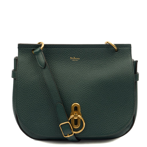 Picture of Mulberry Satchel Amberley in Mulberry Green, Calfskin Leather