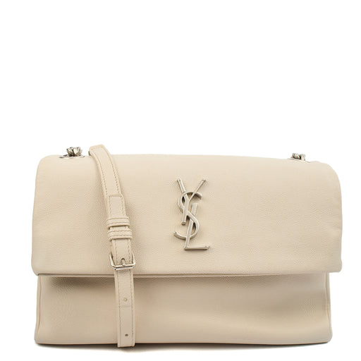 Picture of Saint Laurent Cross Body Cassandra in Neutral, Leather