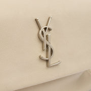 Picture of Saint Laurent Cross Body Cassandra in Neutral, Leather