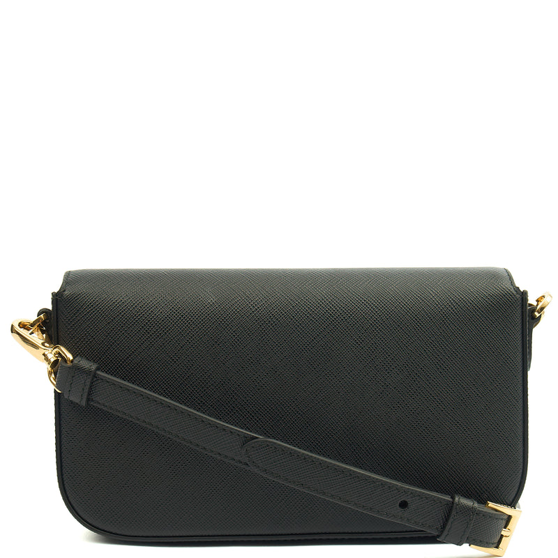 Picture of Prada Cross Body Saffiano Crossbody - Mini in Black, Saffiano Leather