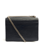 Picture of Saint Laurent Cross Body Sunset - Small in Navy, Exotic Effect Leather