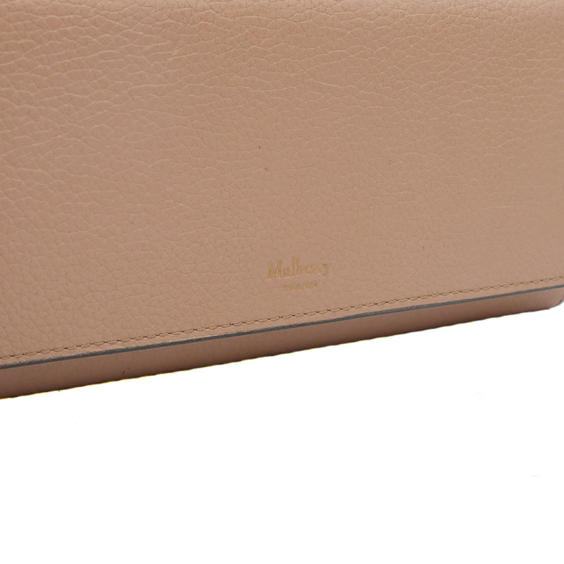 Picture of Mulberry Purse Wallet in Crumpet, Leather