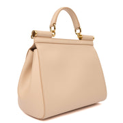 Picture of Dolce & Gabbana Top Handle Sicily in Cream, Leather