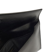 Picture of Saint Laurent Clutch Uptown Pouch in Black, Calfskin Leather