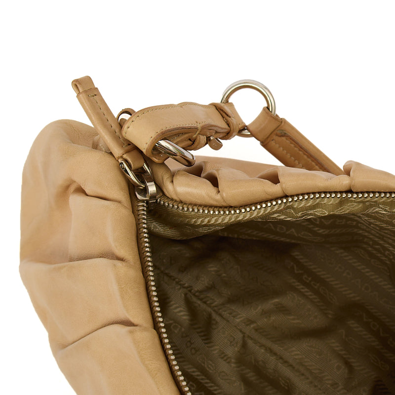 Picture of Prada Shoulder Bag Shoulder Bag in Neutral, Leather
