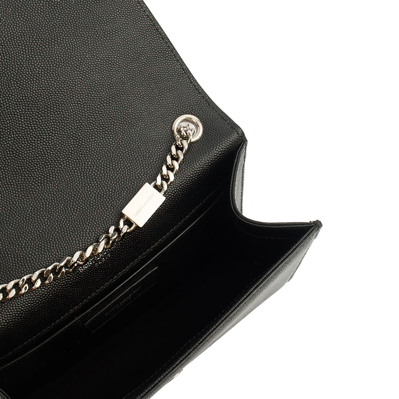 Picture of Saint Laurent Cross Body Kate Small in Black, Calfskin Leather