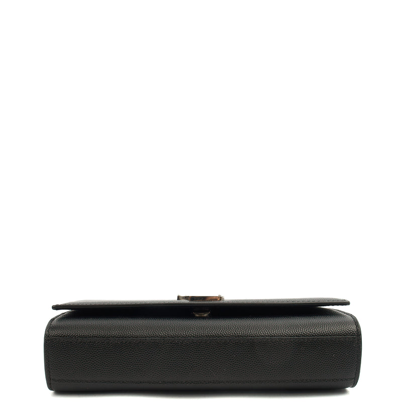 Picture of Saint Laurent Cross Body Kate Small in Black, Calfskin Leather