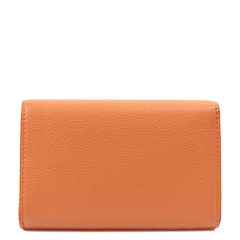 Picture of Mulberry Purse Continental Wallet  in Apricot, Leather