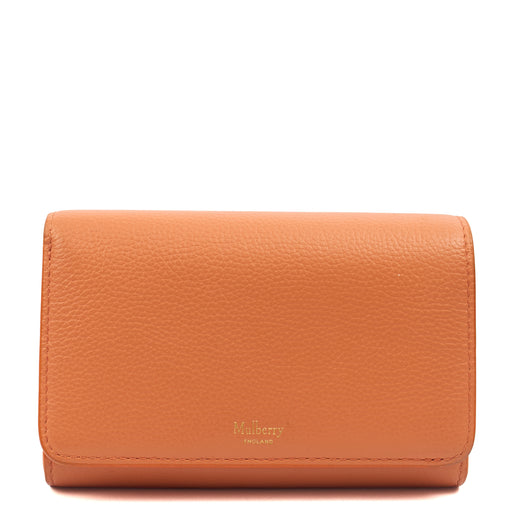 Picture of Mulberry Purse Continental Wallet  in Apricot, Leather