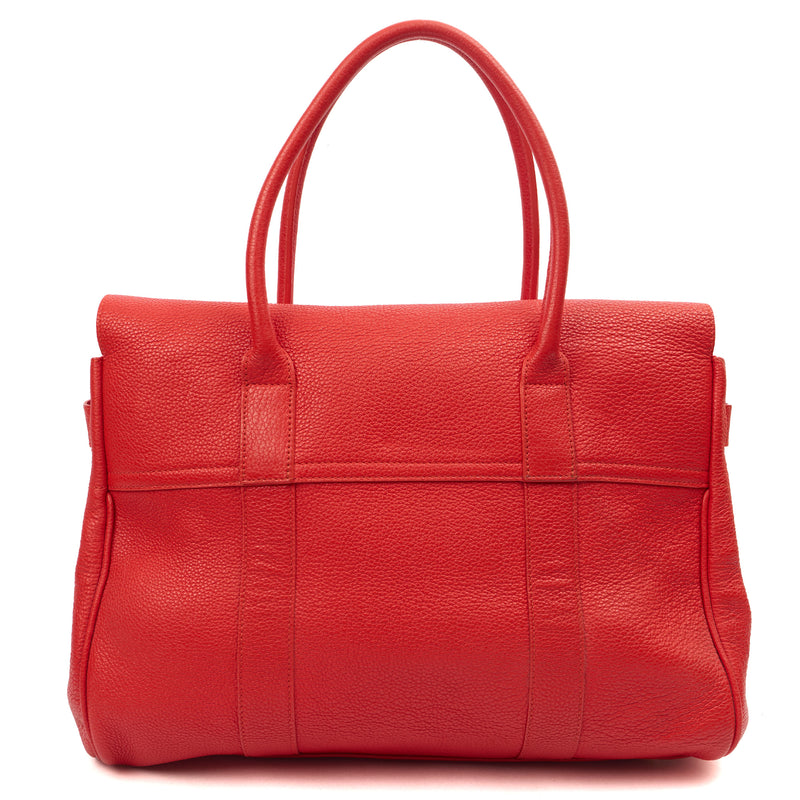 Picture of Mulberry Tote Bayswater Heritage in Red, Calfskin Leather