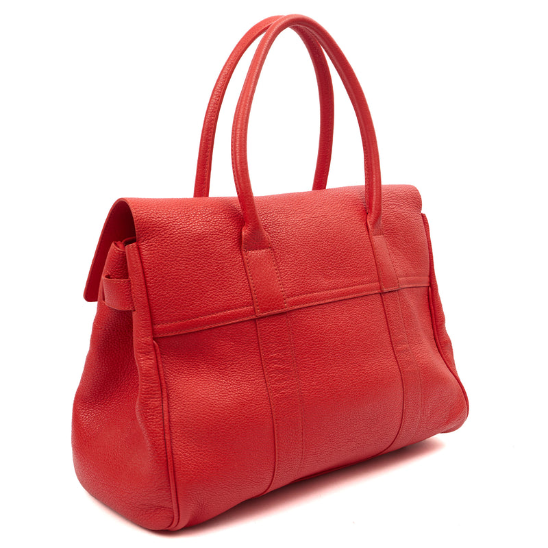 Picture of Mulberry Tote Bayswater Heritage in Red, Calfskin Leather