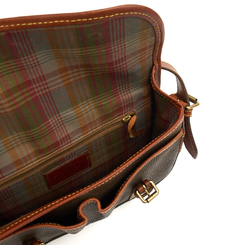 Picture of Mulberry Cross Body Vintage Messenger in Green, Scotchgrain