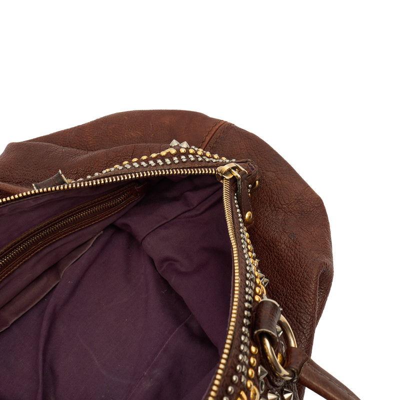 Picture of Miu Miu Tote Shoulder Bag in Brown, Leather