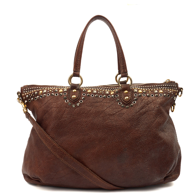 Picture of Miu Miu Tote Shoulder Bag in Brown, Leather