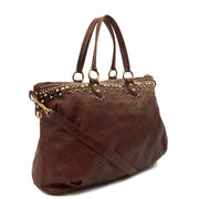Picture of Miu Miu Tote Shoulder Bag in Brown, Leather