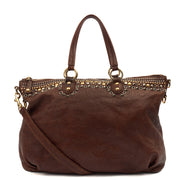 Picture of Miu Miu Tote Shoulder Bag in Brown, Leather
