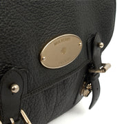 Picture of Mulberry Top Handle Trout in Black, Calfskin Leather