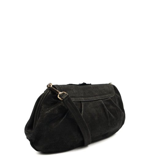 Picture of Prada Cross Body Evening Bag in Black, Leather
