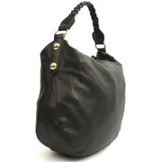 Picture of Mulberry Shoulder Bag Daria Hobo in Black, Leather