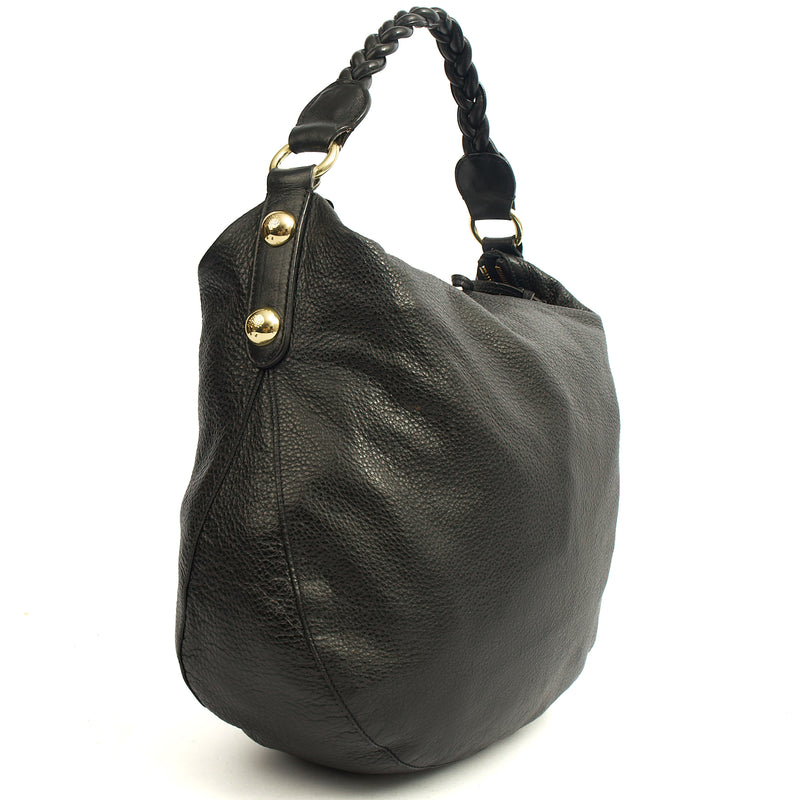 Picture of Mulberry Shoulder Bag Daria Hobo in Black, Leather