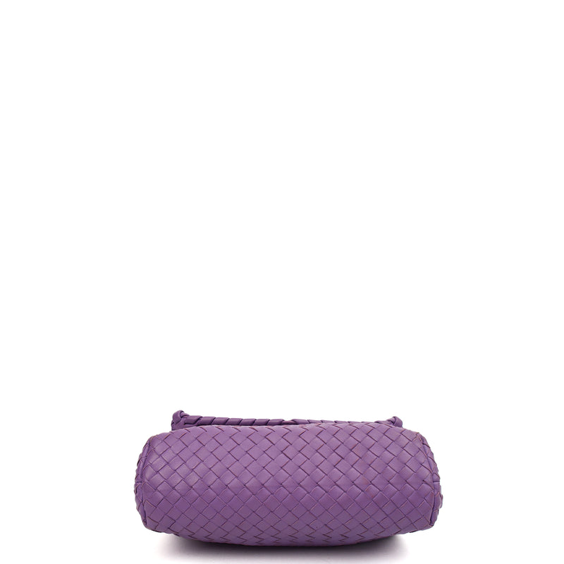 Picture of Bottega Veneta Cross Body Olimpia - Small in Purple, Leather