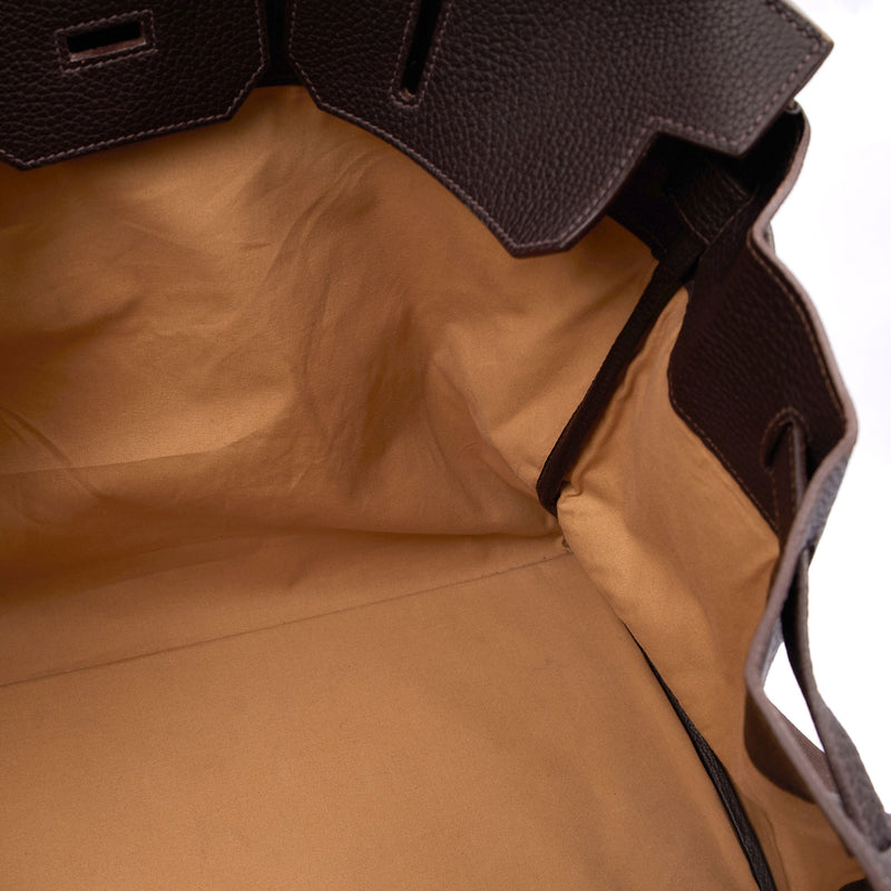 Picture of Hermes Tote Hac 50 in Chocolate, Canvas