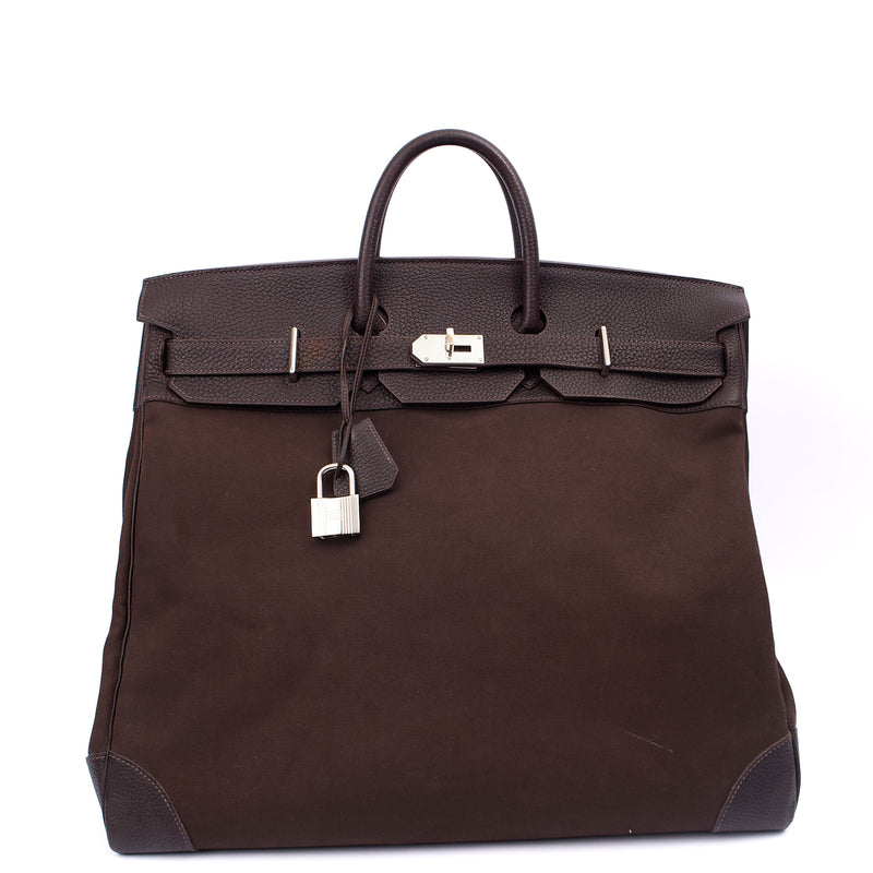 Picture of Hermes Tote Hac 50 in Chocolate, Canvas