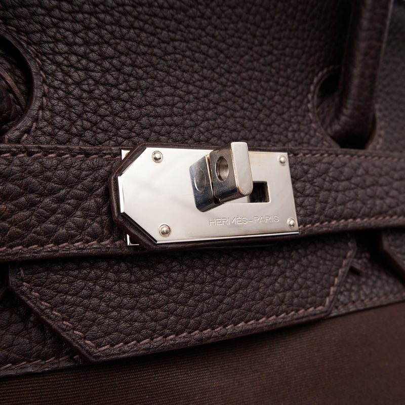 Picture of Hermes Tote Hac 50 in Chocolate, Canvas