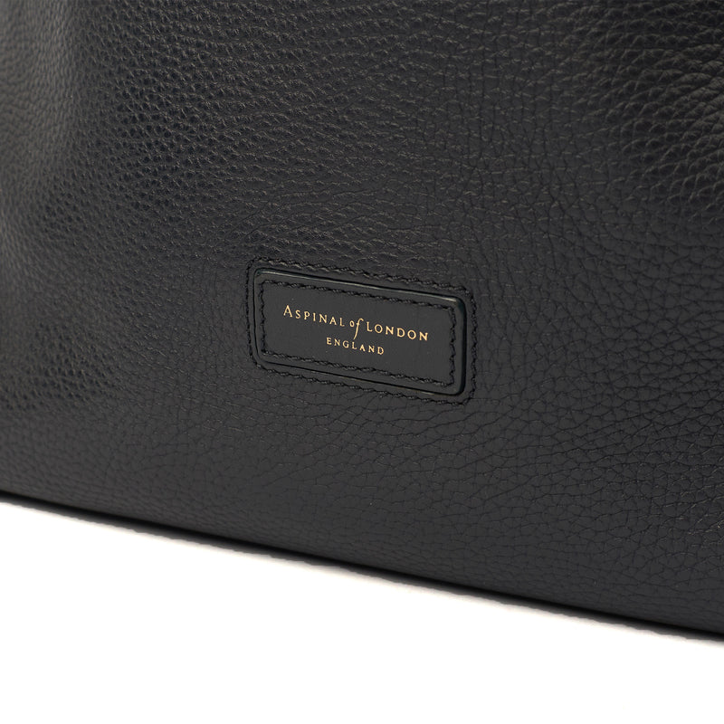 Picture of Aspinal of London Shoulder Bag London Tote- Large in Navy, Leather